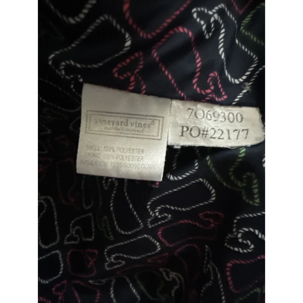 Vineyard Vines Puffer Jacket Quilted Goose Down Hood‎  Pink Youth Girls Medium